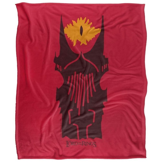 Lord Of The Rings Eye Of Sauron Doodle Blanket - Multicoloured - One Size