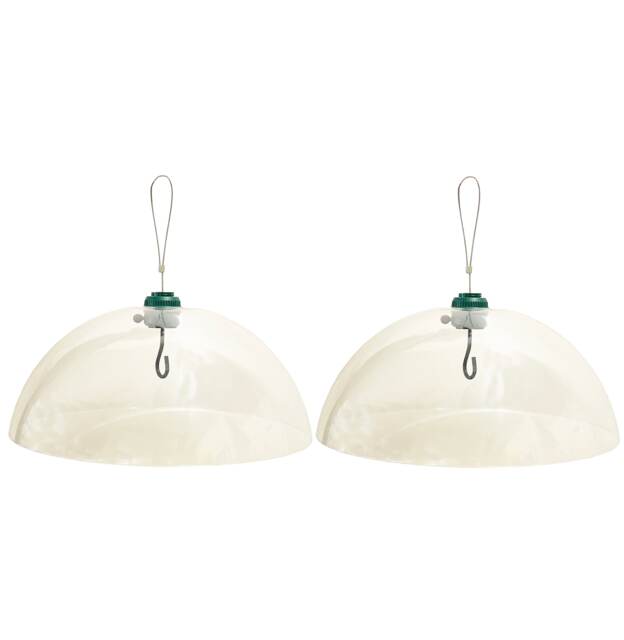 Squirrel Proof Baffle Protection for Wild Bird Feeders (Set of 2)