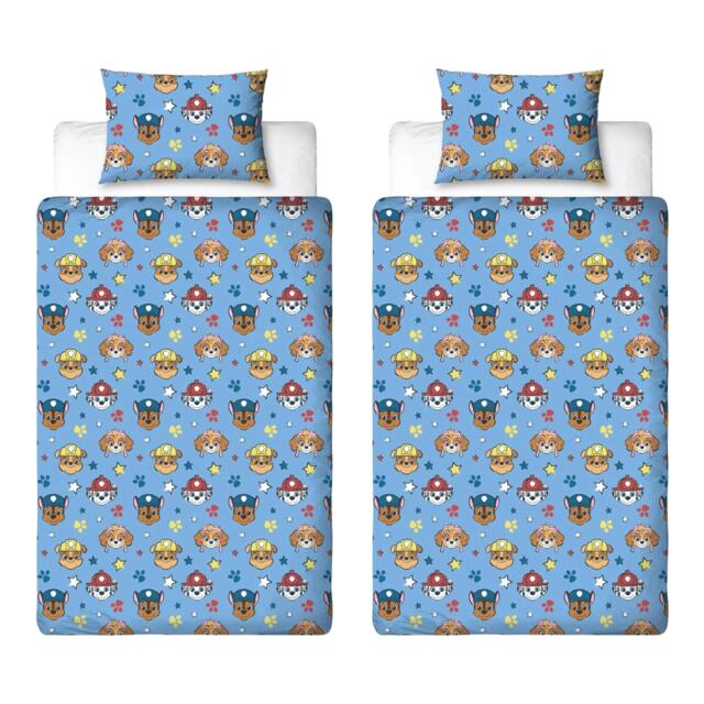 Paw Patrol Squad Reversible Duvet Set Multi Multicoloured Toddler 1