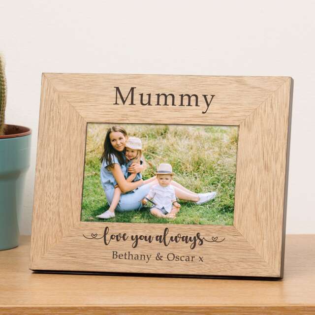 Personalised Love You Always Wood Picture Frame 7 x 5 Mothers Day Mum