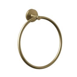 COSMIC Towel ring, 20cm, Matt gold, Anti-corrosion, Start Collection