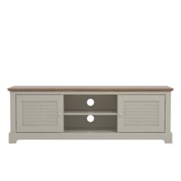 Salcombe TV Unit Grey Light Grey