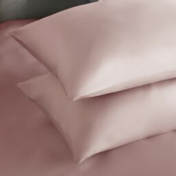 Silentnight Pure Cotton Housewife Pillowcase Pair, Blush Pink