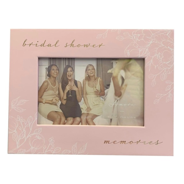 Amore Paperwrap Photo Frame 6x4 - Bridal Shower AM114 Multi One Size
