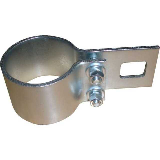 Silver Galvanized Steel Bracket Clamp for 48mm Shade Sail Pole