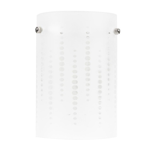 ValueLights Elsie Frosted Glass Spotted Ceiling Small Shade