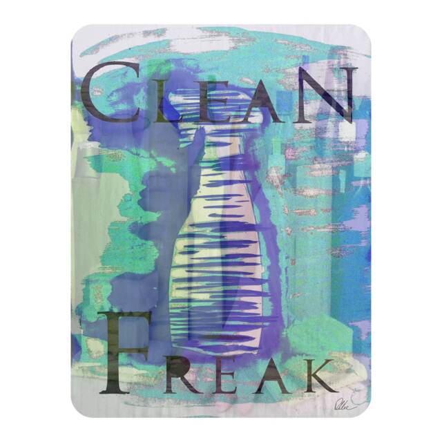 Clean Freak Blue Blanket Multi