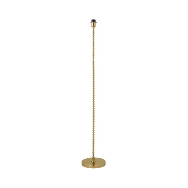 ValueLights Maeve Bobble Brushed Gold Floor Lamp - Base Only Gold