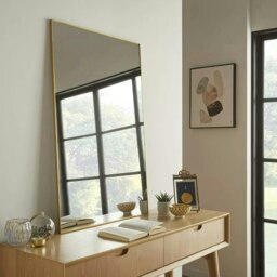 Islington Rectangular Wall Mirror Gold H 90cm x L 60cm 1