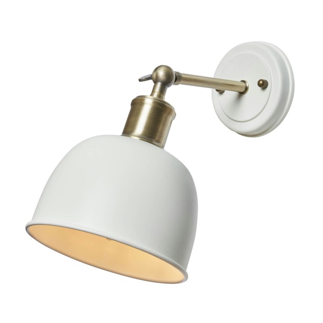 BHS Dale Galley Wall Light, Satin Ivory
