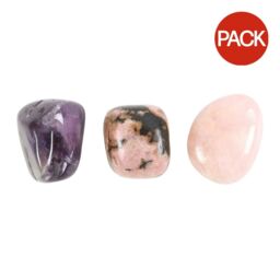 Something Different Love & Self Healing Decorative Crystal (Pack of 3) - Multicoloured - One Size