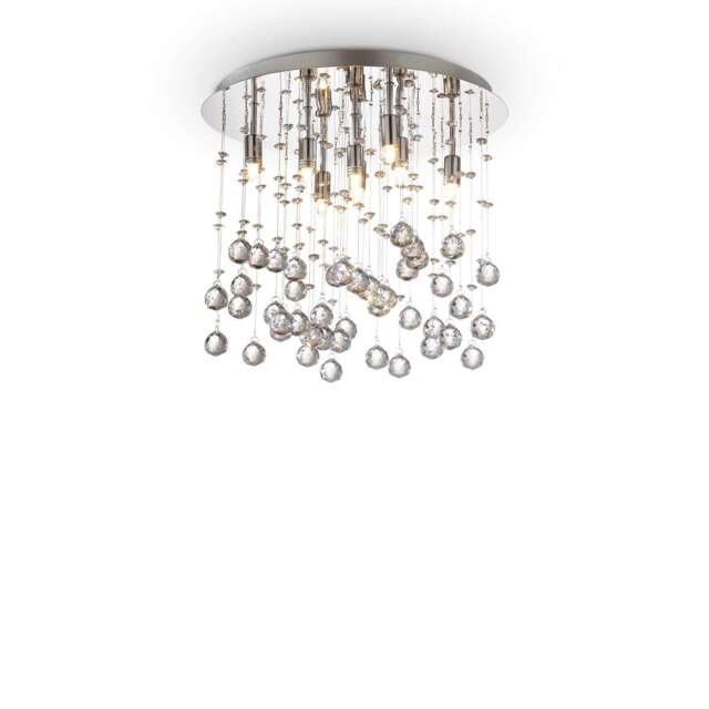 Moonlight 8 Light Medium Ceiling Pendant Chrome, G9