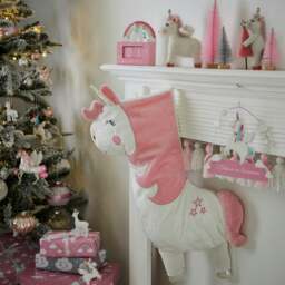 Unicorn Christmas Stocking Betty