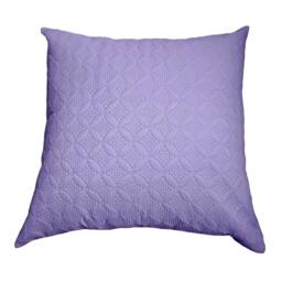 Homescapes Ultrasonic Mauve Quilted Embossed Cushion Cover - 80 x 80 cm Purple Mauve 80 x 80 cm