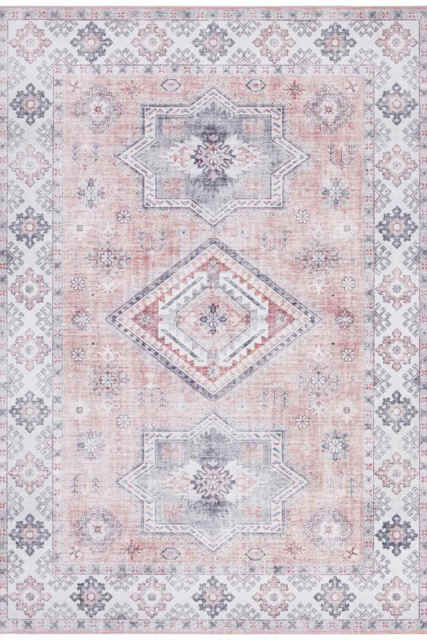 The Rugs Oriental Gratia Floor Rug Moroccan Inspired Polyester Flatweave 0.5cm