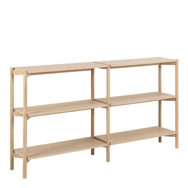 Braidwood bookcase with 4 shelves in White