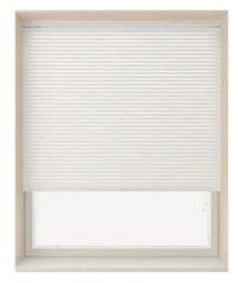55cm White 25mm Slat PVC Venetian Blind (152cm Drop) White White