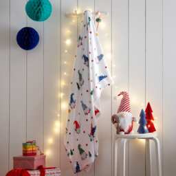 Fusion Festive Gonks Throw Red