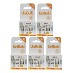 UniBulb LED G9 470lm 4.2W (Replaces 40W) 4000K (Cool White) Capsule Light Bulb - Box of 10