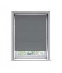 155cm No Drill Slate Grey Thermal Blackout Roller Blind (170cm Drop) Grey