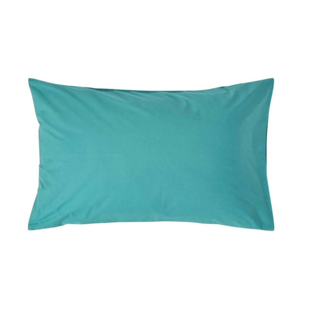 Homescapes Teal Egyptian Cotton Housewife Pillowcase 200 TC - Standard Size