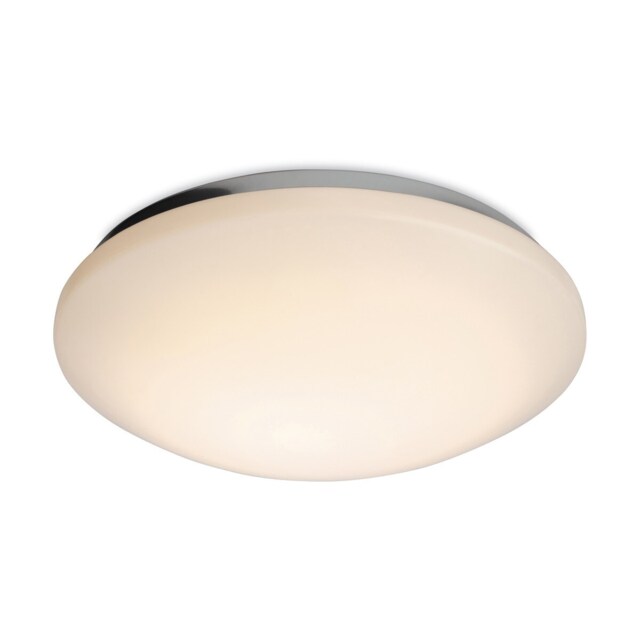 Siena LED Round Flush Bathroom Ceiling Light White Polycarbonate Diffuser IP44