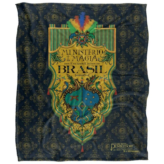 Fantastic Beasts Ministerio Da Magia Blanket - Multicoloured - One Size