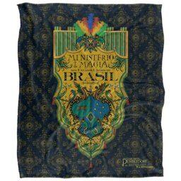 Fantastic Beasts Ministerio Da Magia Blanket - Multicoloured - One Size