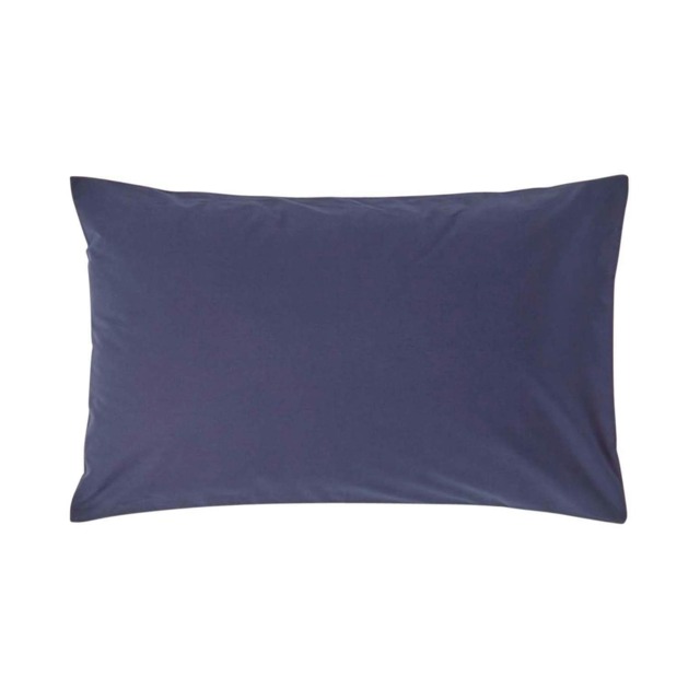 Homescapes Navy Blue Egyptian Cotton Housewife Pillowcase 200 TC - Standard Size