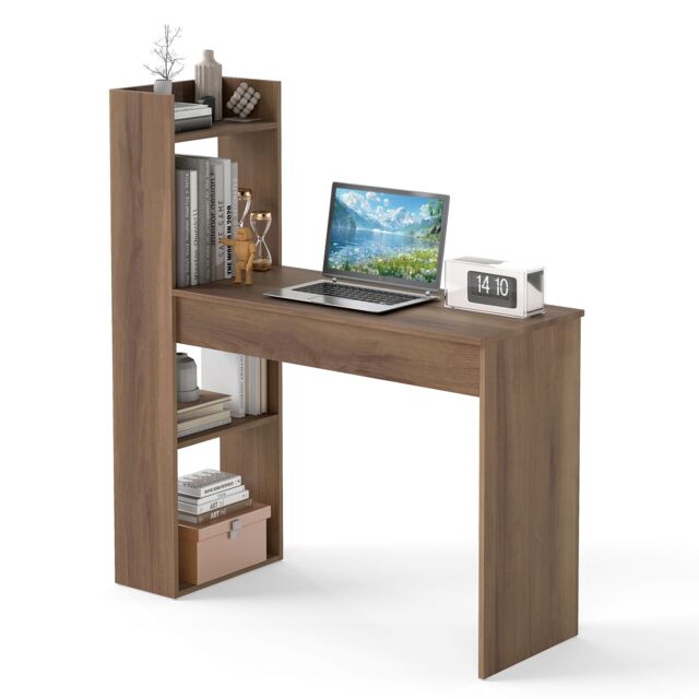 COSTWAY Home Office Desk 110 CM Study Writing Table Natural