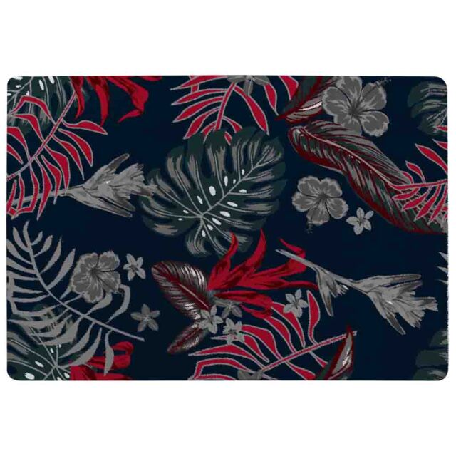 Leaves Of Tropical Plants Rug Multi