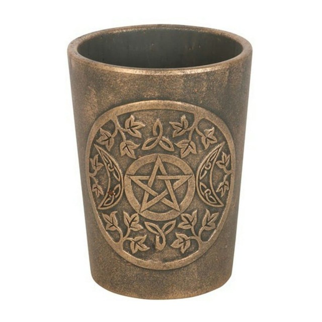 Lisa Parker Triple Moon Terracotta Flower Pot - Bronze - One Size