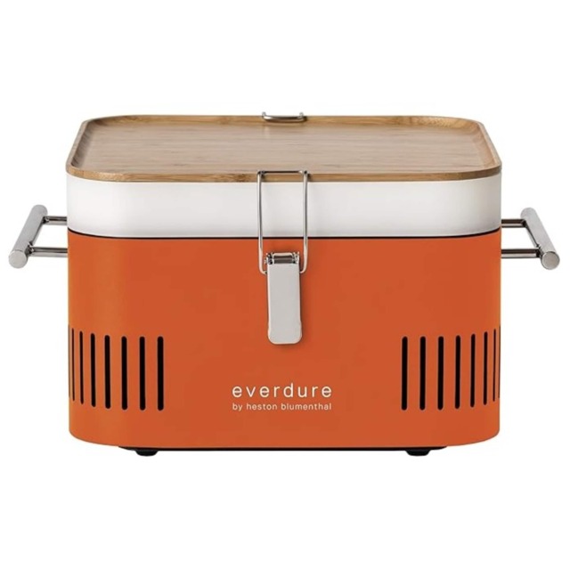 Everdure CUBE Portable Charcoal Barbecue Orange