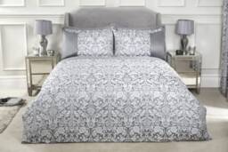 Harrow Duvet King Bed Silver