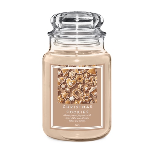 Liberty Candles Christmas Cookies Scented Jar Candle 18oz