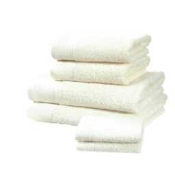 Chatsworth White 6 pc Towel Bale