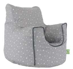 Bean Lazy Grey Stars Child Teen Size Bean Bag Armchair