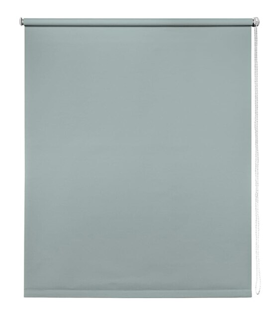150cm Duck Egg Blue Trimmable Thermal Blackout Roller Blinds Grey Grey