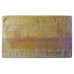 Big Ben Yellow Mist Soft Bath Towel Multi