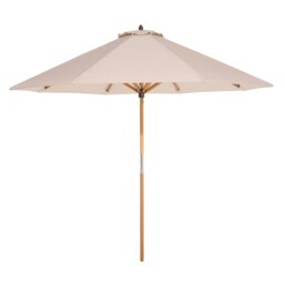 Rowlinson Ashdown Wooden Parasol - 2.5M Multi Natural