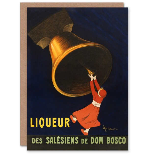 Leonetto Cappiello Art Card Angelus Liquor of Priests Advert