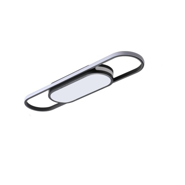 Modern LED Linear Ceiling Lights Black