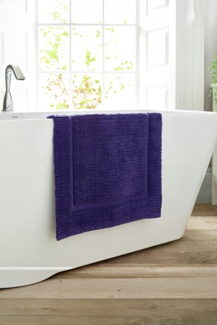 Quik Dri 1500gsm Bath Mat 50x80cm – Everday Absorbent Bathroom Mat Purple Violet 50 x 80cm