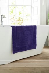 Quik Dri 1500gsm Bath Mat 50x80cm – Everday Absorbent Bathroom Mat Purple Violet 50 x 80cm