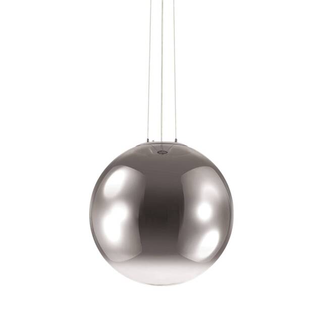 Mapa 1 Light Globe Ceiling Pendant Chrome Shade