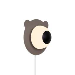 Nordlux Brunabear Indoor Wall Light Brown Metal Sensor E14 Diffused - Plug In or Mains Powered , IP20