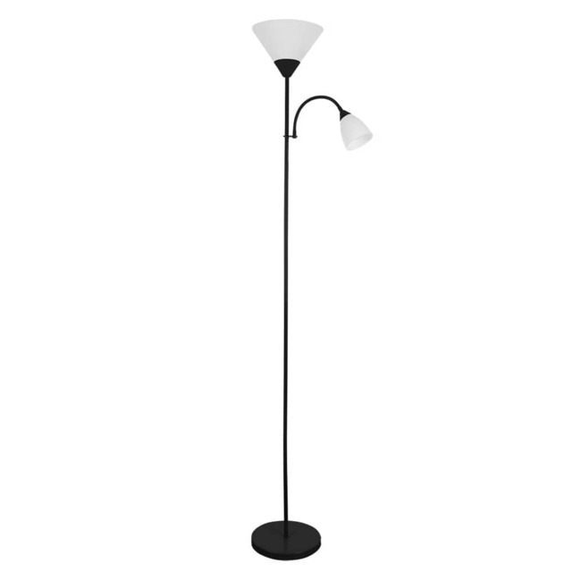 ValueLights Mozz Black Mother and Child Floor Lamp Black