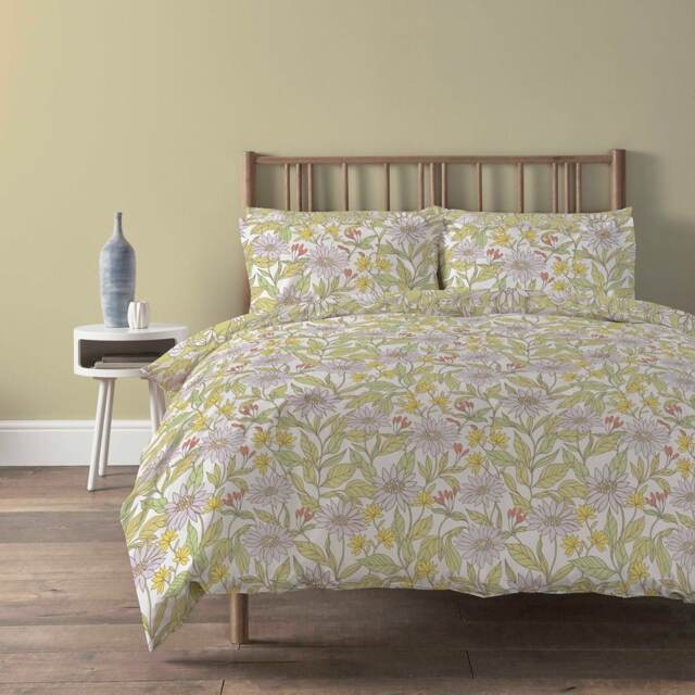 Elinor Duvet Set in Lilac - King Yellow Yellow King