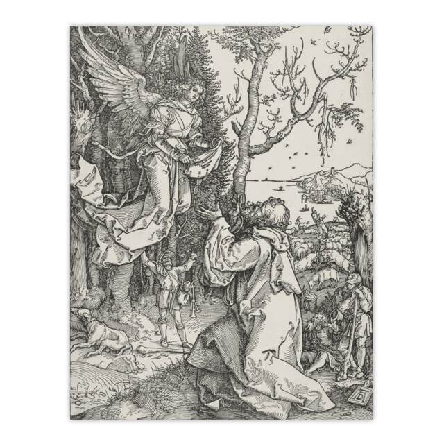 Joachim and the Angel Albrecht Durer Huge Wall Art Print 18X24 In
