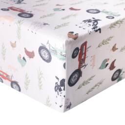 Copper Pearl Premium Elasticised Cot Sheet Jo